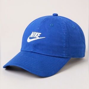 Nike Men's Club Unstructured Futura Wash Hat cap FB5368-480 Adjustable blue L/XL